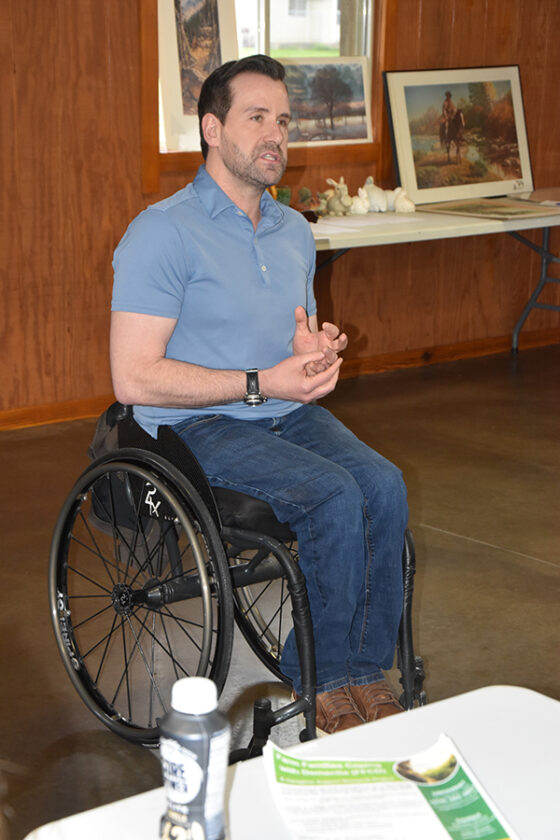 Senate candidate Josh Turek talks healthcare, financial security